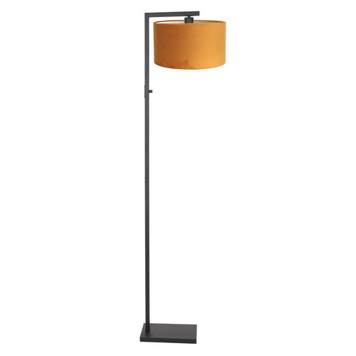 Steinhauer vloerlamp Stang - 1 lichts - 30  x 160   cm - zwart - oker geel