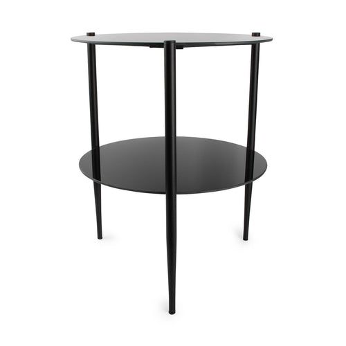 S|P Collection - Bijzettafel 40xH50cm zwart Patio