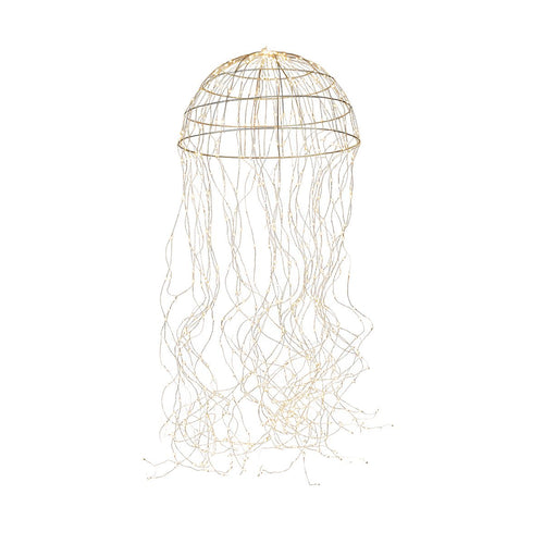 Luca Lighting Kroonluchter Kwal - Sfeervolle Hanglamp met 720 Warmwitte LED's - IP44 Geschikt voor Binnen en Buiten - Inclusief Adapter en Timer -