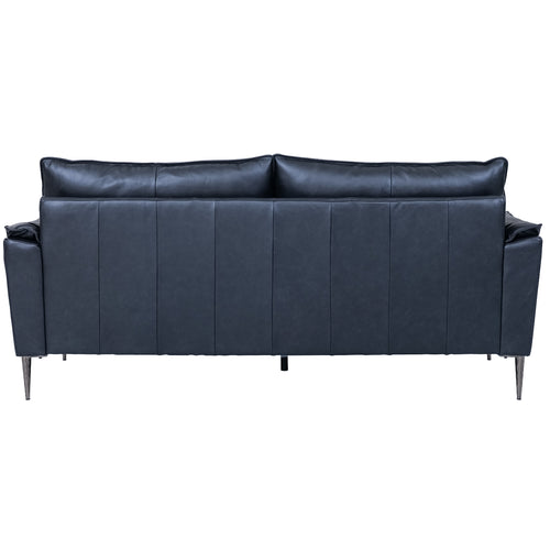 Furnhouse 3-zitsbank Soul - Zwart - Leer - 90x195x88