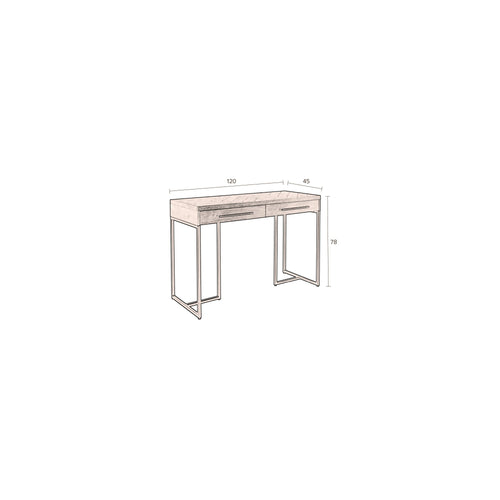 Dutchbone Class Consoletafel/ Wandtafel Acaciahout Zwart