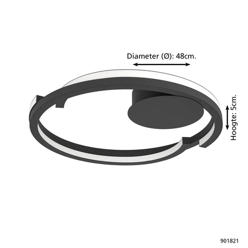 EGLO plafondlamp Mezzomonte