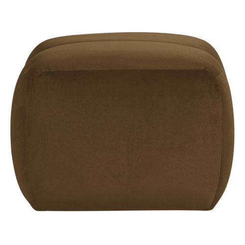 WOOOD poef Mojo - Velvet - Honinggeel - 45x84x64