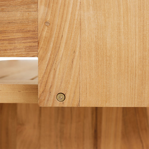 HKLIVING bank outdoor – teak – natural