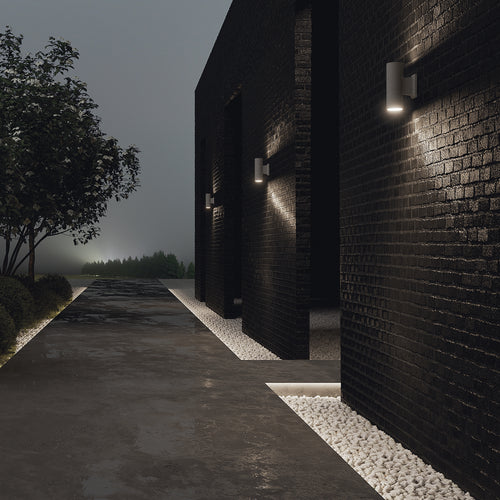 Maytoni Outdoor - Wandlamp Bowery - Grijs - Ø6,4 - vtwonen shop