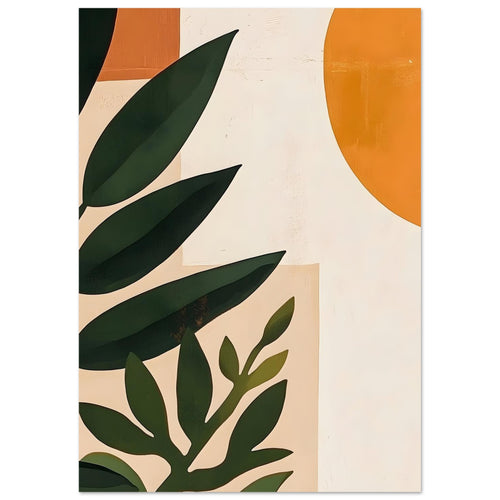 Artfulprints  Boho – Abstract plant   poster A4 21x29.7 cm - vtwonen shop