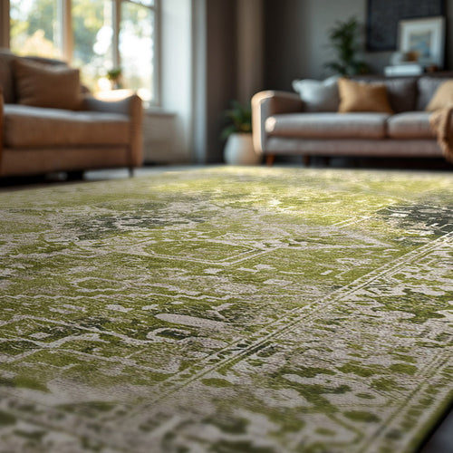 Louis De Poortere vloerkleed Olive Wood - groen - 170x240cm - vtwonen shop