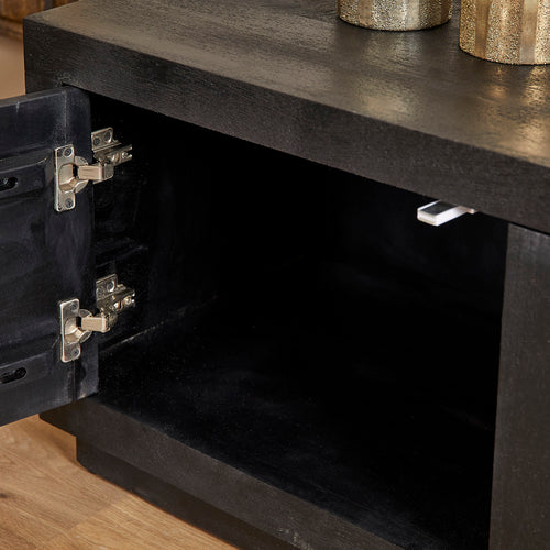 StarFurn Tv-meubel Brussel - Zwart Hout - 150x42x46cm