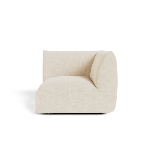 Sia Home - Omkeerbare hoekmodule NOOMA - chenillefluweel crème 97cm