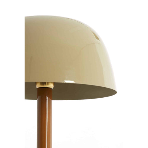 Light & Living tafellamp Marivet - bruin - Ø30cm
