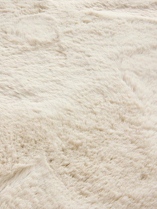 benuta nepbont vloerkleed Dave - crème - 200x200 cm