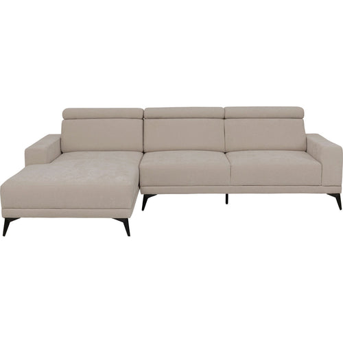 Kare Design Hoekbank Rocco links creme