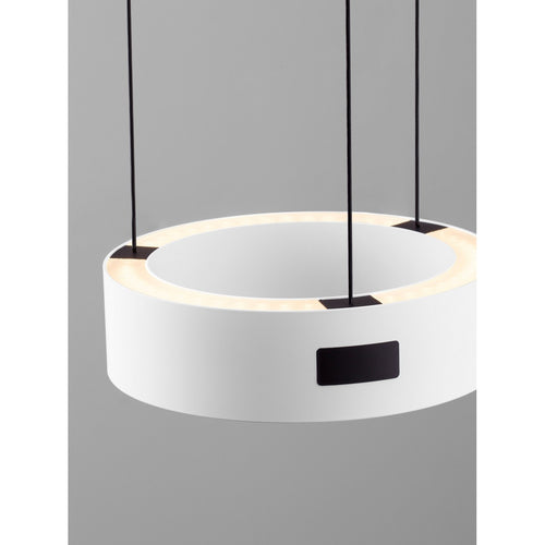 Nova Luce AFI Cilindrische hanglamp voor aan het plafond, wit, sensor dimbaar, LED, 24W, 1712lm, 3000K