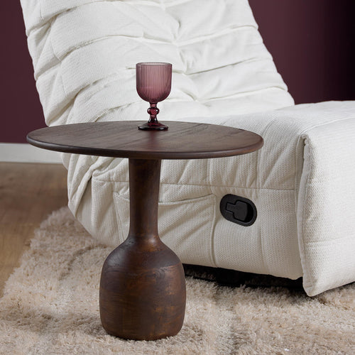 StarFurn Bijzettafel Donna - Bruin Hout - 50x50x45cm