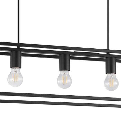 EGLO hanglamp Eldrick - e27 - 100 cm - zwart - vtwonen shop