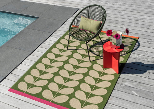 Vloerkleed Orla Kiely Solid Stem Basil Outdoor 140x200 cm - vtwonen shop