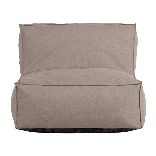 WOOOD tuin ligbed & loungestoel  Velora - Polyester - Zand - Set van 2