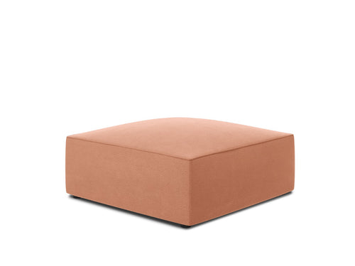 Micadoni Poef Ruby flueel, roze - 93x93x40cm