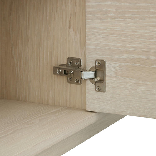 Furnhouse 4-deurs dressoir Kerteminde - Witte olie - MDF, eikenfineer - 45x213x80