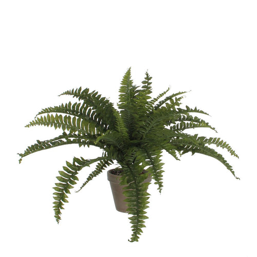 Mica Decorations Varen Kunstplant in Bloempot Stan - H40 x Ø70 cm - Groen