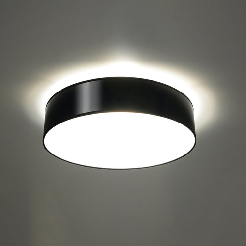 Sollux Lighting Plafondlamp ARENA 55 zwart - 55x55x11cm