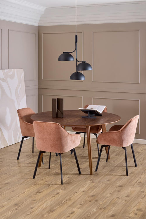 Rebellenclub Eetkamerstoel Morrey - Set van 2 - Roze