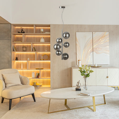 Maytoni - Hanglamp Dallas - Chroom - Ø29 - vtwonen shop