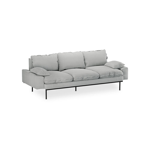 HKLIVING bank Retro – corduroy rib cream - 3-zits - vtwonen shop