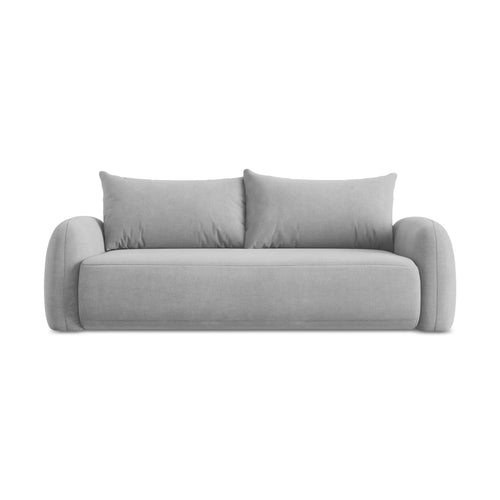 LaMiaSofa 3-zits slaapbank Amalfi - chenille stof - lichtgrijs - 250x112x90