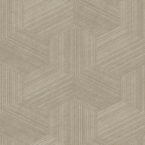 Origin Wallcoverings eco-texture vliesbehang grafisch 3D motief beige - 50 x 900 cm - 347942 - vtwonen shop