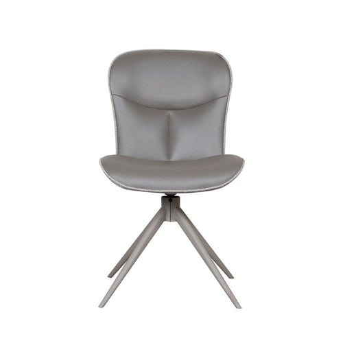LABEL51 Eetkamerstoel Thorben - Grijs Stof - Draaibaar - Set van 2 - vtwonen shop