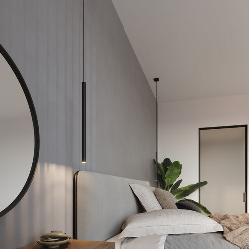 Sollux Lighting Hanglamp PASTELO 5P zwart - 25x25x110cm