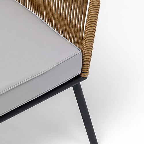 Kare Design Tuinmeubilair Elba 4-Zits bruin