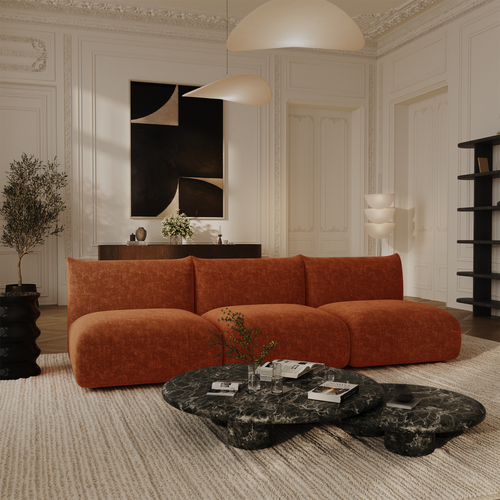 Sia Home - Modulaire bank NOOMA - chenillefluweel  291cm