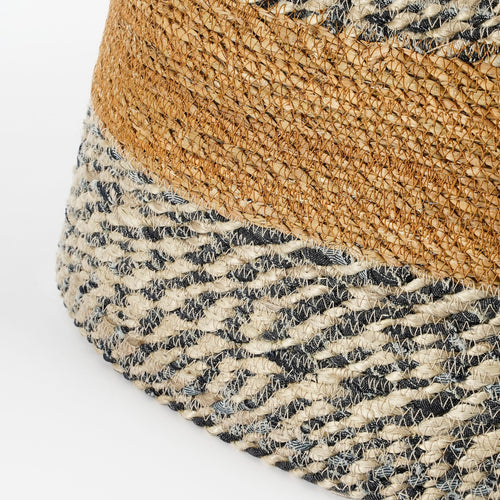 House of Seasons Kerstboomrok - H26 x Ø50 cm - Zeegras - Blauw