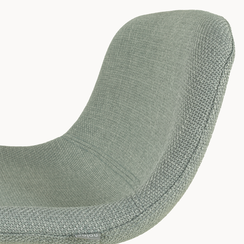 Nolon Nino-Mats barkruk saliegroen - wit onderstel - 65 cm - vtwonen shop