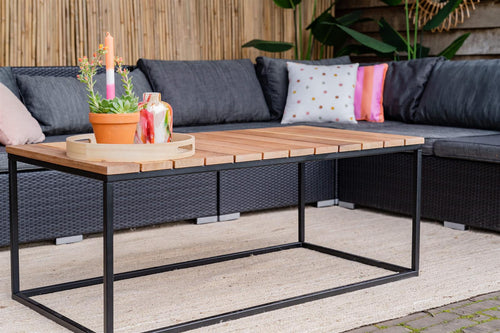 MaximaVida rechthoekige outdoor salontafel Vancouver XL 120 cm – speciaal voor buiten - vtwonen shop