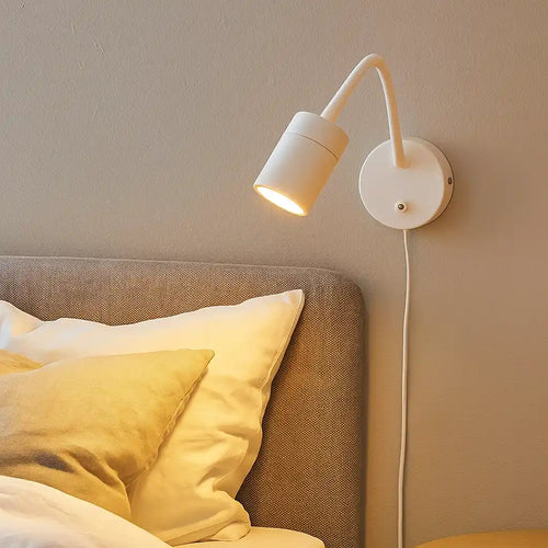 Mexlite wandlamp Upround - 1 lichts - 25x 30 cm - wit