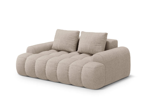 Cosmopolitan Design Bank Linz 2-zits, structurele stof zand - 100x175x84cm