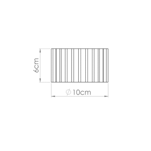 Sollux Lighting Plafondlamp AURA 1 perzik Gx53 - 10x10x10cm