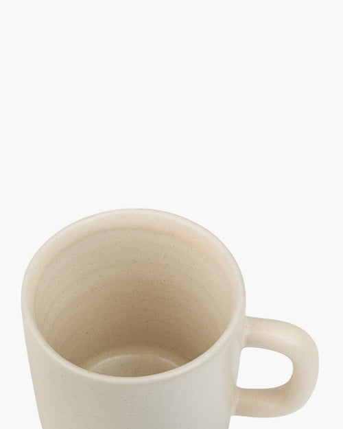 noo.ma Kubi Mug 140 ml - handgemaakte steengoed mok, Coast Beige
