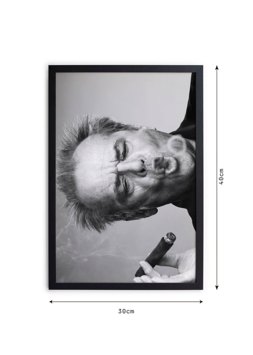 Zwarte lijst met kader 40x30 Jack Nicholson - vtwonen shop