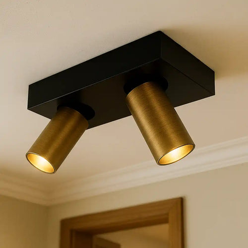 Highlight spot Eliano - 2 lichts - 24  x 12.5   cm - brons - vtwonen shop