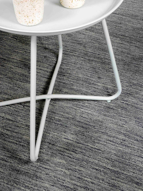 Vloerkleed MOMO Rugs Panorama Uni Rond Dark Grey 200 rond - vtwonen shop