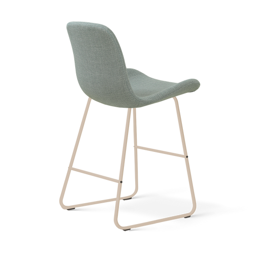 Nolon Nino-Fé barkruk saliegroen - beige onderstel - 65 cm
