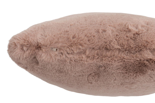J-Line kussen Cutie – polyester – poederroze