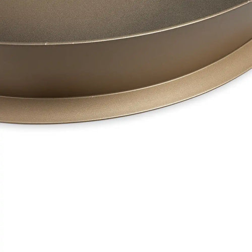 Ylumen plafondplaat rond - 3 lichts - 30  x 3   cm - champagne - vtwonen shop