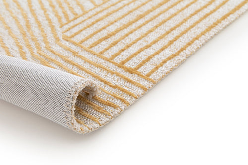 AFK Living vloerkleed Edgar - voor binnen en buiten - geel - 120 x 170 cm - vtwonen shop