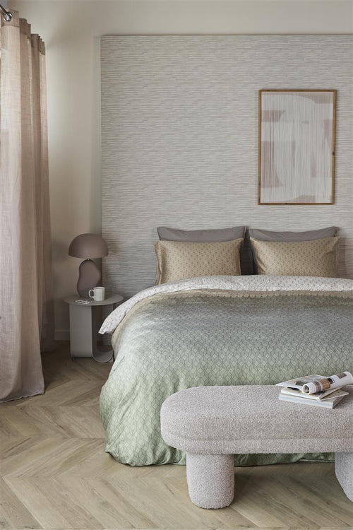 Beddinghouse dekbedovertrek Ariel - 140x200/220 cm - blauw groen - vtwonen shop