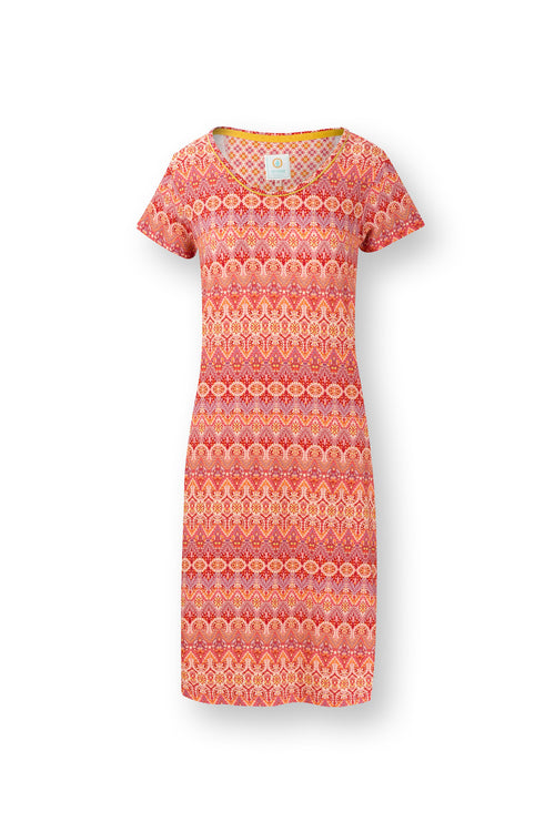 Pip Studio - Daniela Nachthemd - Dames - Ashanti - Rood - XS